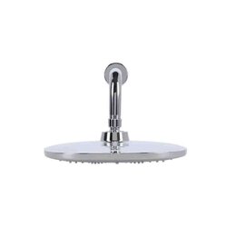 Regadera Cuadrada Plato Ancho 10 x 10 pulg 3 Chorros Cromo H-330