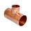 Tee Cobre Reducida 51 x 38 x 51 mm 2 x 1 ½ x 2