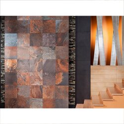 Piso Bengal Slate Daltile 45 x 45 cm Multicolor