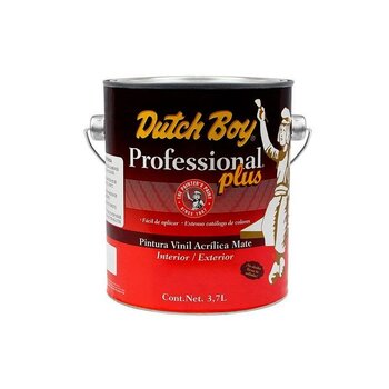 Pintura-Vinil Acrílica Mate Professional Plus Dutch Boy gl