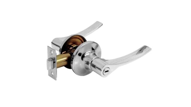 Cerradura para Baño Roble Tubular Níquel Satinado Phillips