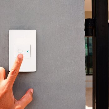 Placa 1 Apagador Timbre Blanco marca Lucek