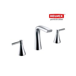 Mezcladora Lavabo Helvex Konos con Contra Push Cromo M-1004