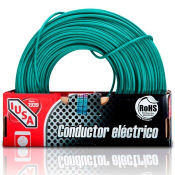 Cable Eléctrico THW Iusa Calibre 8 Color Verde 100 m