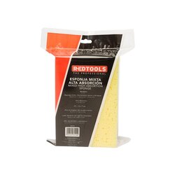 Esponja Redtools Mixta Alta Absorcion 19.5 x 13 x 7 mm