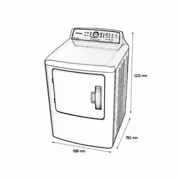 Secadora Automática 22 Kg