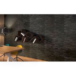 Muro Stonefort Daltile 34 x 45 cm Black