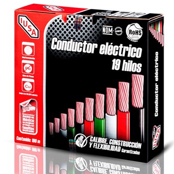 Cable THW Calibre 14 Rojo 100 m