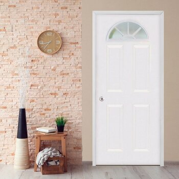 Paquete de Puerta Lamina Media Luna 80 x 210 cm