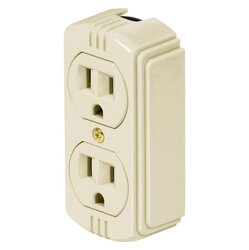 Contacto Sobreponer Dúplex 2 Polos Tierra