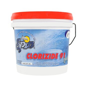 Tricloro Clorizide 91 Tableta 3 pulg 4 kg Spin Químico Alberca