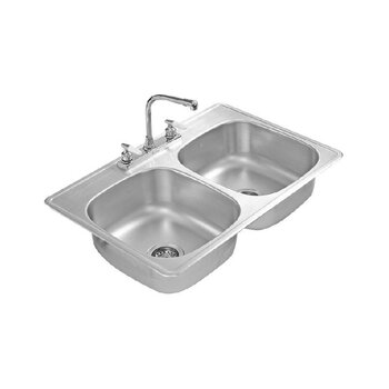 Fregadero EB Técnica 84 cm x 56 cm 2 Tinas C110