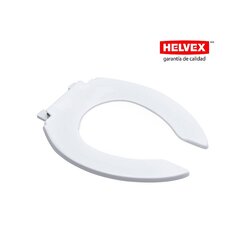 Asiento Sanitario Helvex Alargado sin Tapa Blanco AF-1