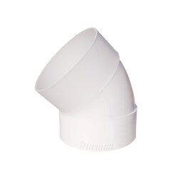 Codo PVC Sanitario 6 45 Grados 160 mm