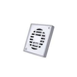 Resumidero Cuadrado Cromo Cuerpo Abs Rejilla Inox Coflex