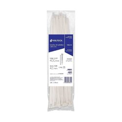 Cincho Plástico Volteck 40 cm Natural Tensión 22 kg 25 pz