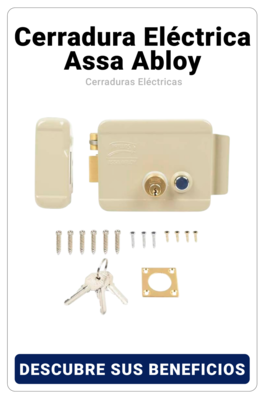 Cerradura Eléctrica Assa Abloy Botón Integrado