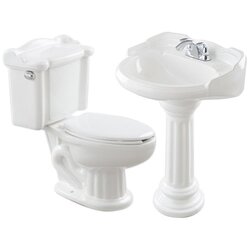 Paquete Sanitario Alargado Romano Blanco