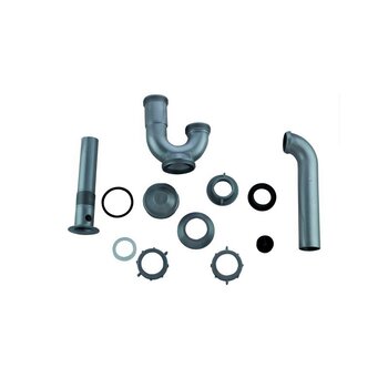 Trampa Lavabo con Contra Plateado Coflex