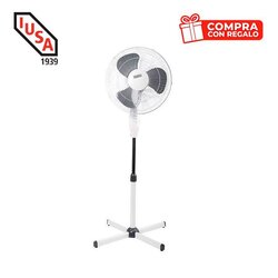 Ventilador pedestal 16 pulg 40.64 cms Gratis 10 cubrebocas