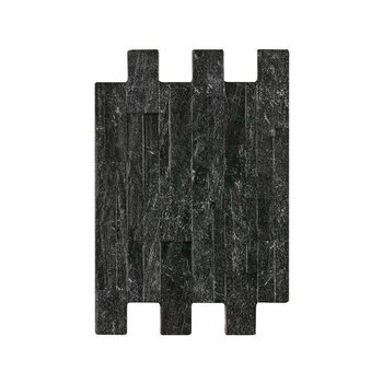 Muro Stonefort Daltile 34 x 45 cm Black