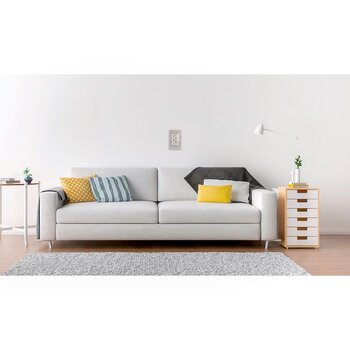 Placa 1 Apagador Sencillo 2 Contactos Lucek modelo BP20MP