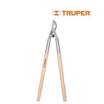 Tijera Podar Ramas Altas Mango Madera Truper 21 pulg