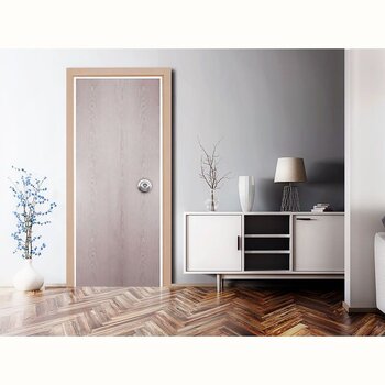 Paquete Puerta Tambor 90 x 213 cm HDF-Roble Gris