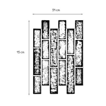 Muro Divana Daltile 34 x 45 cm Brown GDV2