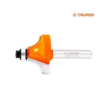Broca Router Redondeador Molduras Truper 1¼ x 5/8 pulg