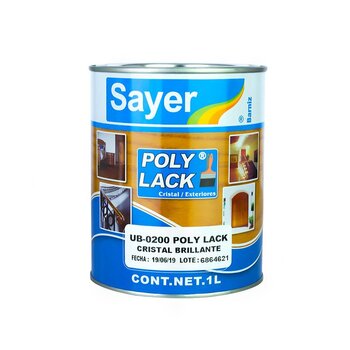 Barniz Poly Lack Cristal Brillante 1 Lt