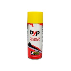 Pintura Aerosol BYP Amarillo Canario Brillante 400 mL