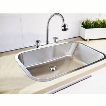 Fregadero A30189ACO marca Eb Técnica 77.3 x 46.7 cm Alessia