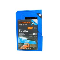 Lona Reforzada 2 x 3 m Truper Azul LT-23Z