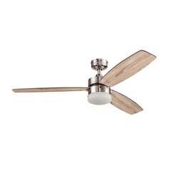 Ventilador de cielo CoolFan Eliseo niquel 52 pulg
