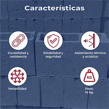 Block Pesado 15 x 20 x 40 cm