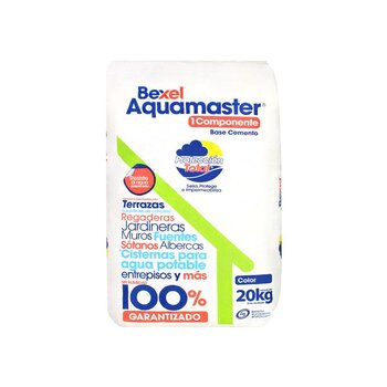 Membrana Cementosa Aquamaster 1-C Blanco 20 kg