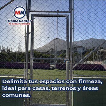 Malla Ciclónica Galvanizada DeAcero 1.00 x 20 ML Cal 13