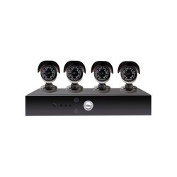 Circuito Cerrado Televisión Yale 4 Cámaras HD Visión Nocturna
