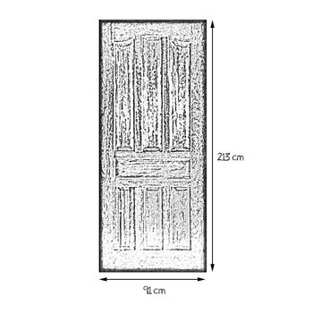 Puerta de Caoba Amsterdam Gumont .91 x 2.13 mts
