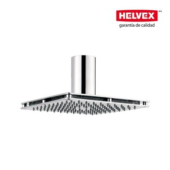 Regadera Helvex Plato Ancho Chorro Fijo Kubika H-3002