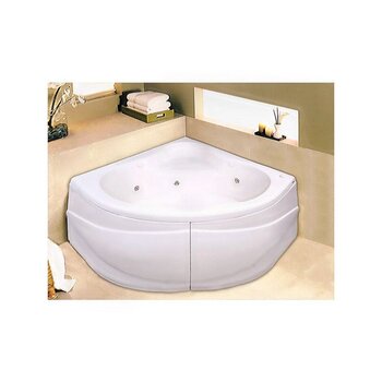 Tina Cébeles Formacryl 199x150x41 cm Blanco con Hidro y Faldón