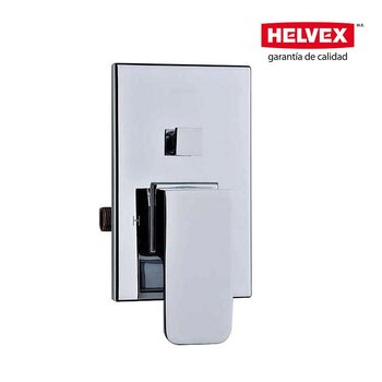 Monomando Cuadrado Regadera Balanceo Presión Cromo