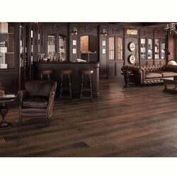 Piso Strongwood Daltile 20 x 120 cm rectificado Dark brown