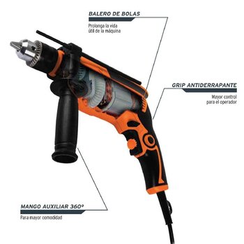 Rotomartillo Profesional ½ pulg 700 W Truper