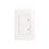 Placa 2 Apagadores Sencillos blanco marca Lucek