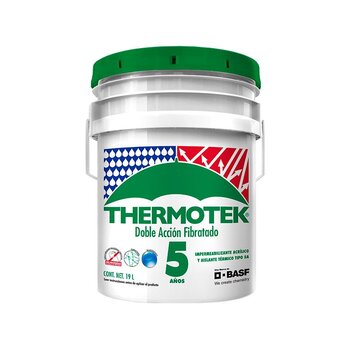 Impermeabilizante Acrílico Thermotek Doble Acción Rojo 19 Lt