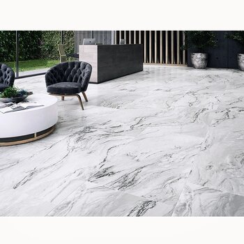 Piso porcelánico Atelier Daltile 75x150 cm rectificado Blanco