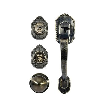 Cerradura de Gatillo Yale Verona Alta Seguridad Latón Antiguo