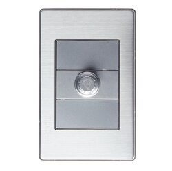 Placa 3 Módulos Dimmer Plateado marca Lucek modelo BP04MP